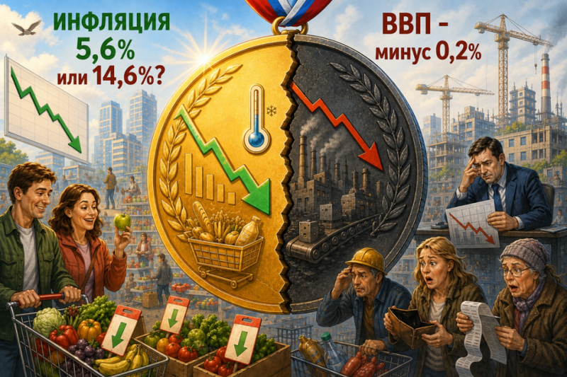 Яркая и теневая стороны медали – инфляция, ВВП, ставка, рубль
